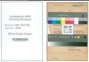 Entnazifizierung Gustav Schulz-Kraus , geb. 06.12.1894 (Verw.Angestellter)