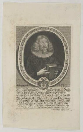 Bildnis des Iohannes Laurentius Frobenius