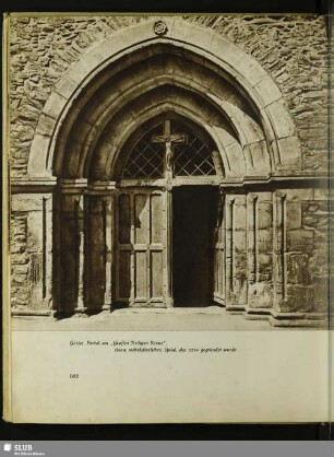 Goslar, Portal am „Großen Heiligen Kreuz“
