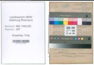 Entnazifizierung Fritz Knoellner , geb. 16.10.1909 (Studienrat)