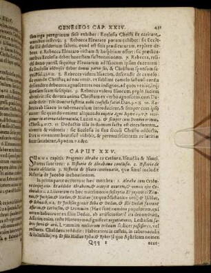 Caput XXV. - Caput XXVII.