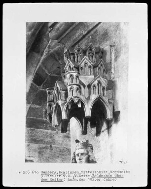 Baldachin des Bamberger Reiters: Kirchenmodell