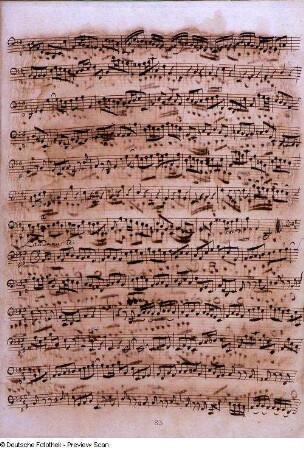 Stimmensatz: Et in terra pax (T. 33-76.), Laudamus te (T. 1-33), Violoncello