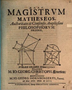 Magistrum matheseos