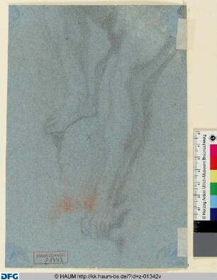 Fragment einer Aktstudie: Beine