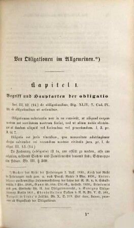 Theorie und Casuistik des gemeinen Civilrechts : e. Handbuch für Praktiker, 3. Obligationenrecht. - 1858. - XII, 1136 S.