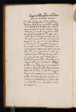 Clemens III. an Joachim de Fiore