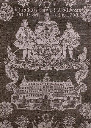 Leinendamast, 1763, Kunstgewerbemuseum Dresden