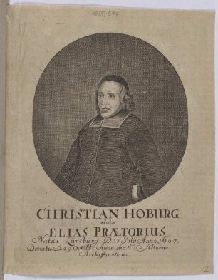Bildnis des Christian Hoburg