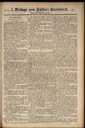 Zweite Ausgabe vom Samstag, den 25. Februar 1899.