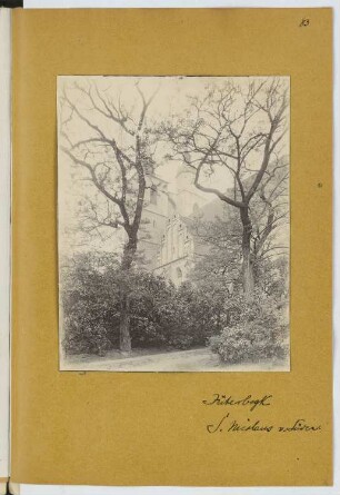 St. Nikolai, Jüterbog: Ansicht von Süden (aus: Skizzen- und Fotoalbum 17)