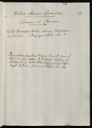 159, 2. Chaldaeorum et phoenicum