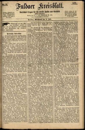Ausgabe vom Mittwoch, den 02. Juli 1879.