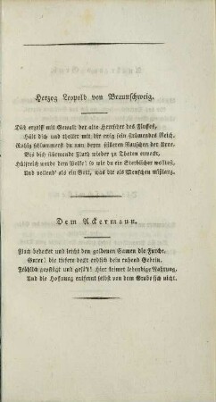 Herzog Leopold von Braunschweig