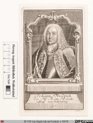 Bildnis Johann Friedrich von Schönberg (1741 Reichsgraf)