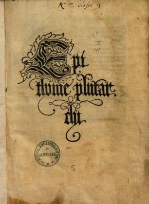 Epithome plutarchi