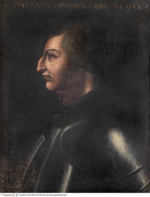 Bildnis des Alfonso V. von Aragon