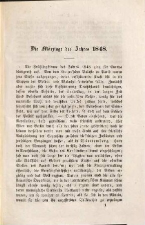 Württemberg in den Jahren 1848 und 1849 : nach authentischen Aktenstücken, öffentlichen Blättern und eigener Anschauung