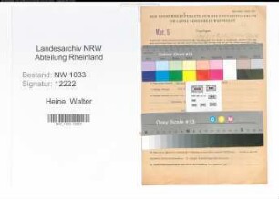 Entnazifizierung Walter Heine , geb. 24.07.1908 (Polizeibeamter)