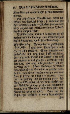 Was Kranckheit heißt.