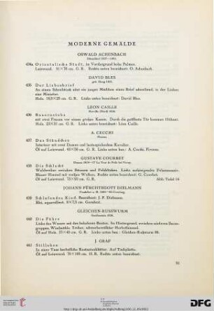 Moderne Gemälde (Nr. 434a-453)