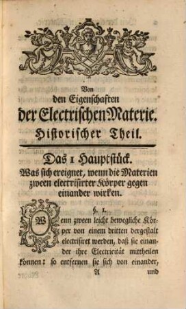 Die Eigenschaften der elektrischen Materie