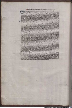 Liber Sextus : mit der Glosse von Johannes Andreae. [1-2], [1]. Liber sextus Decretalium