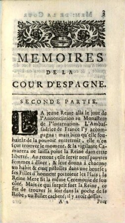 Memoires De La Cour D'Espagne, 2