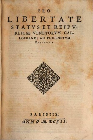 Raccolta degli scritti usciti fuori in istampata e scritti a mano, nella causa del P. Paolo V lo'signori venetiani, T. 2