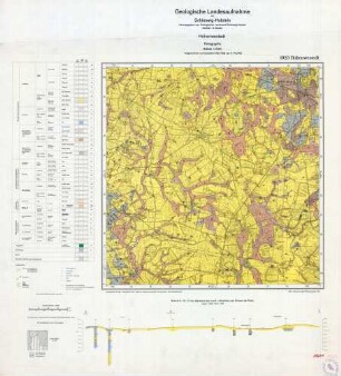 1923 Hohenwestedt, Geologische Landesaufnahme von Schleswig-Holstein