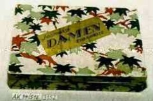 Pappschachtel für 50 Stück Zigaretten "Jasmatzi DAMEN"