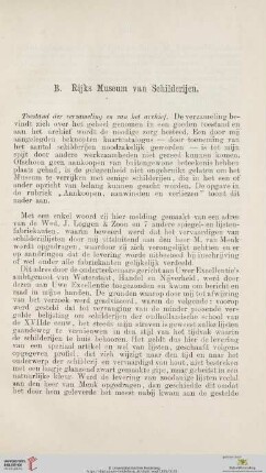 B. Rijks Museum van Schilderijen