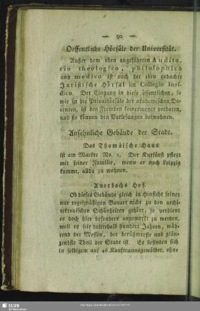Oeffentliche Hörsäle der Universität
