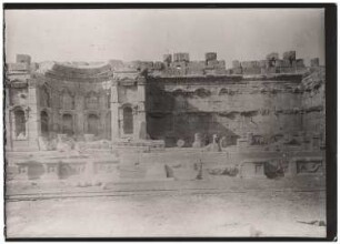 Nordbassin, Baalbek: Südseite