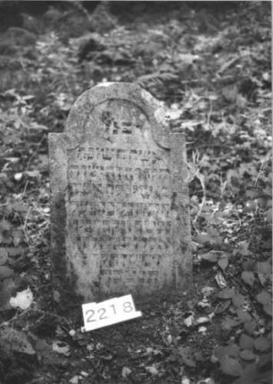 Grabstein 2218