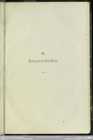 II. Baugeschichte