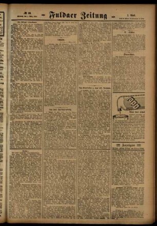 Zweite Ausgabe vom Mittwoch, den 01. März 1916.