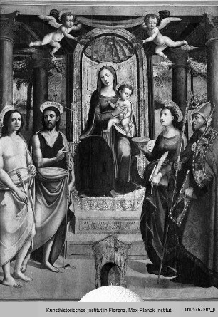 Madonna mit den Heiligen Sebastian, Lucia, Martin und Johannes der Täufer