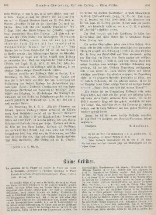 693-698 Kleine Kritiken