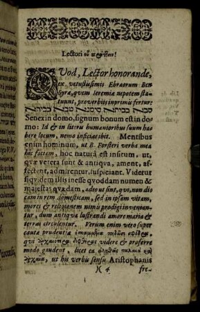 Præfatio Autoris Ad Lectorem.