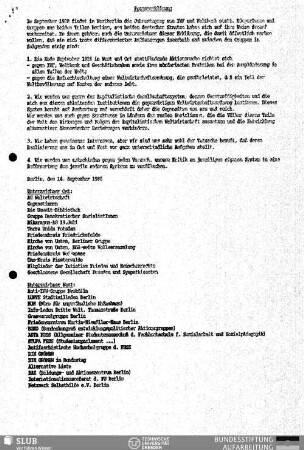 Presseerklärung