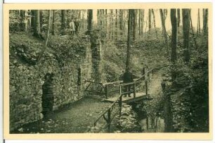 Altzella. Wandelgang am Klosterbach : Altzella. Wandelgang am Klosterbach des ehemaligen Ziesterzienserklosters