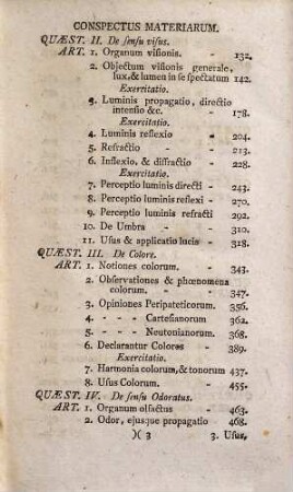Elementa Philosophiae Ad Rationis Et Experientiae ductum conscripta, Atque Usibus Scholasticis accomodata, 7. Physica Particularis : Partis Posterioris Volumen II.