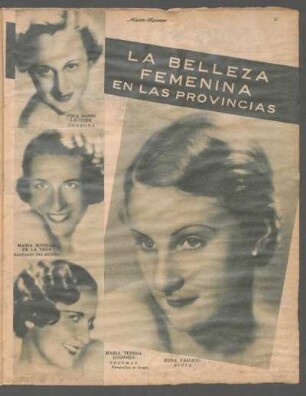 La belleza femenina en las provincias [Fotografías]