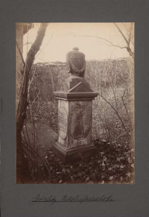 Grabstein auf dem Nikolaikirchhof, Görlitz: Ansicht