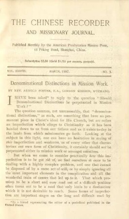 No. 3. March, 1907