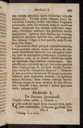 483-487, Meditatio I