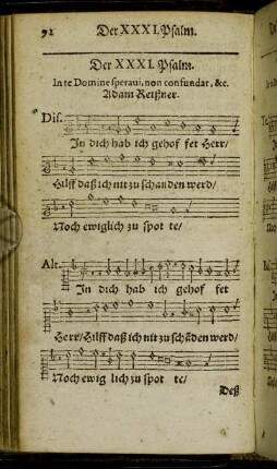 Der XXXI. Psalm. - Der XXXVIII. Psalm.