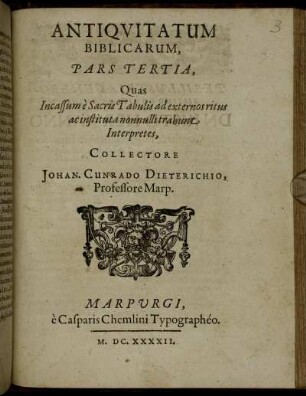 3: Antiquitatum Biblicarum. 3