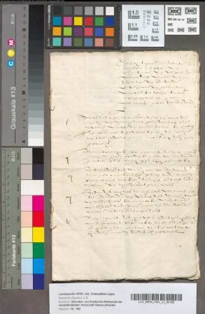 Debat en andere stukken van een geschil tusschen Antonia Penelope van Brederode, douagière van Isenburg, en Walraven, Heer te Brederode, over een rente, haar ten huwelijk beloofd, en over een daarover met wijlen Hendrik, Heer te Brederode, op 9 Februari 1563 gemaakt akkoord, einde van de 16e eeuw. 3 stukken.